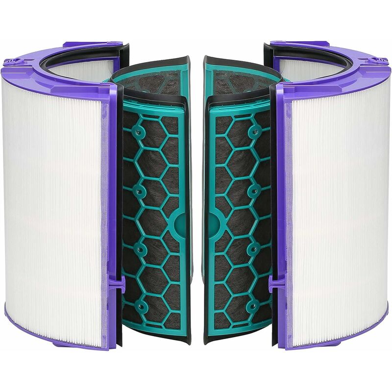 Pasuje do Dyson DP04 HP04 TP04 Pure Cool™ Filtr HEPA ze szkła i wewnętrzny filtr z węglem aktywnym