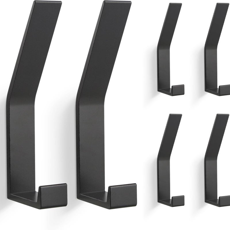 Samoprzylepny haczyk ścienny wieszak na ręczniki łazienkowe szt wieszak ścienny bez wiercenia na płaszcze bez wiercenia nierdzewny aluminiowy matowy