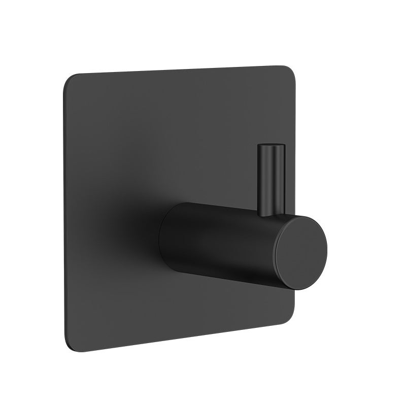 3 szt. Samoprzylepnych haczyków, Haczyk ścienny do łazienki, Bez wiercenia Wieszak na ręczniki, Stal nierdzewna Uchwyt na ściereczki kuchenne, czarny