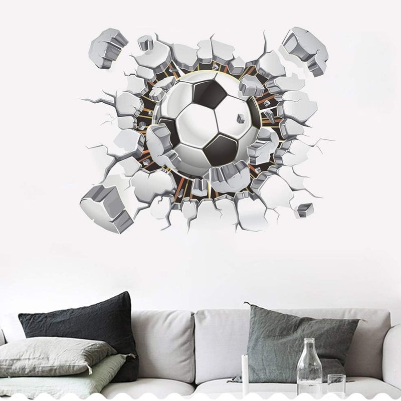 Naklejka ścienna 3D z winylu do pokoju dziecięcego, duża naklejka ścienna z winylu do pokoju zabaw, salonu, 50 x 40 cm