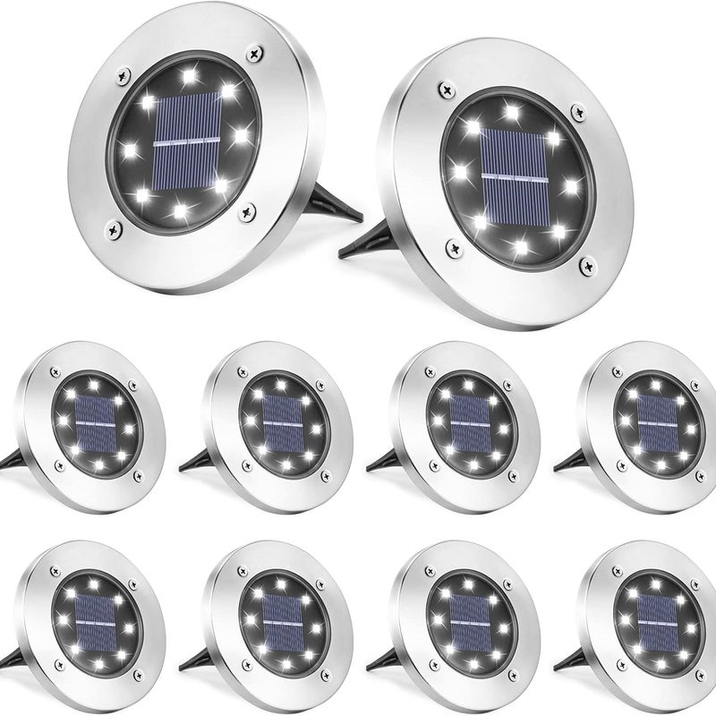 sztuk LED Zewnętrzna lampa solarna lampy solarne ogrodowe gruntowe wodoodporne dekoracyjne do ogrodu ścieżki tarasu dziedzińca trawnika schodów