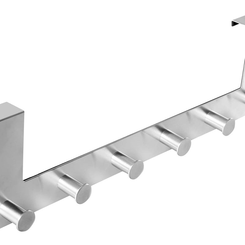 Ekskluzywny wieszak na ręczniki ze stali nierdzewnej Haczyk łazienkowy, uchwyt, drążek na ścierki (stal nierdzewna (szczotkowana))