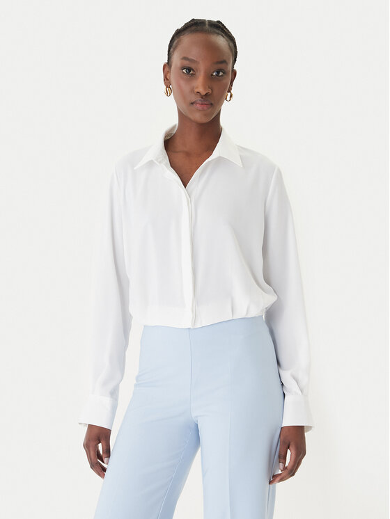 Rinascimento Koszula CFC0127372003 Biały Regular Fit