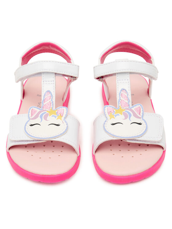 Geox Sandały J Sandal Joyfoot Gir J65P1C 000HH C1441 M Biały