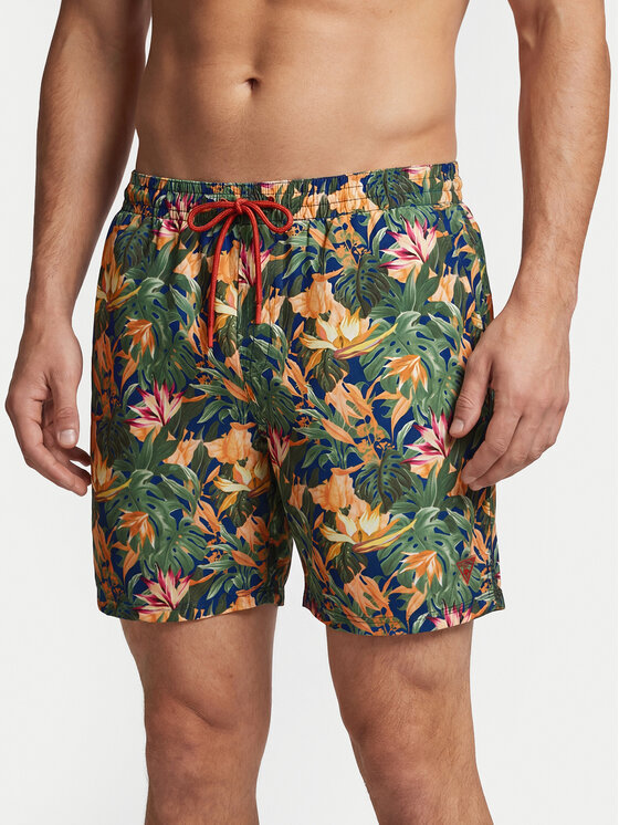 Guess Szorty kąpielowe F6GT21 WG282 Kolorowy Regular Fit
