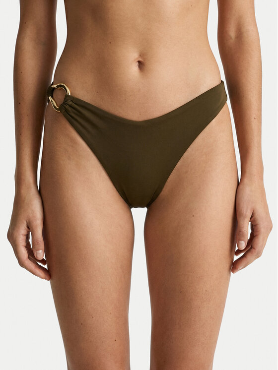 Guess Dół od bikini E6GO11 KF590 Zielony