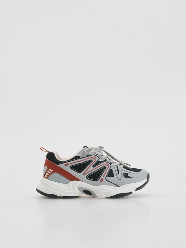 Reserved - Klasyczne sneakersy - szary