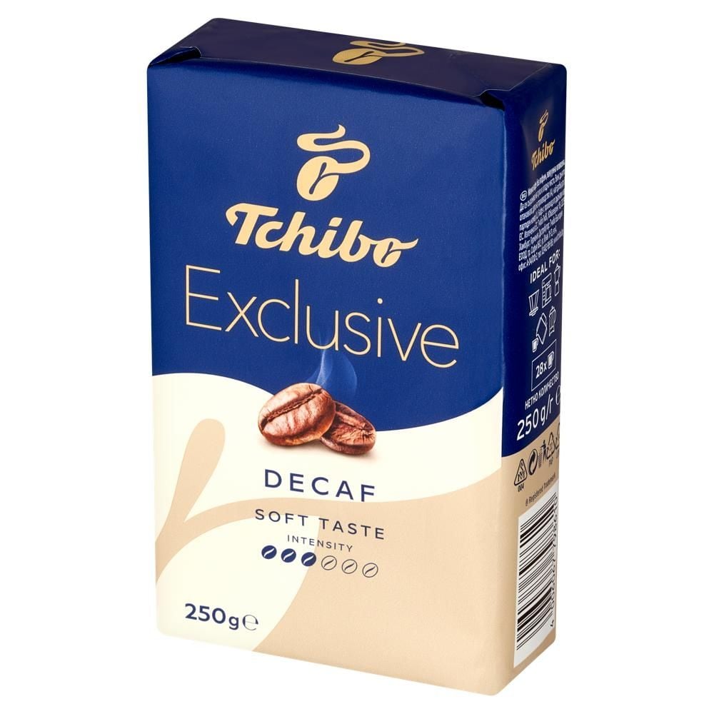 Tchibo Exclusive Kawa palona mielona bezkofeinowa 250 g