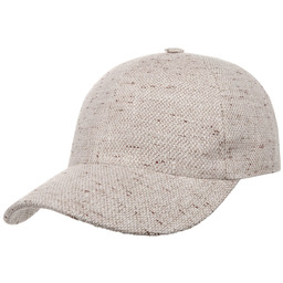 Leinen Shelby Classic Fusion Baseball Cap by Alfonso D Este, beżowy nakrapiany, One Size