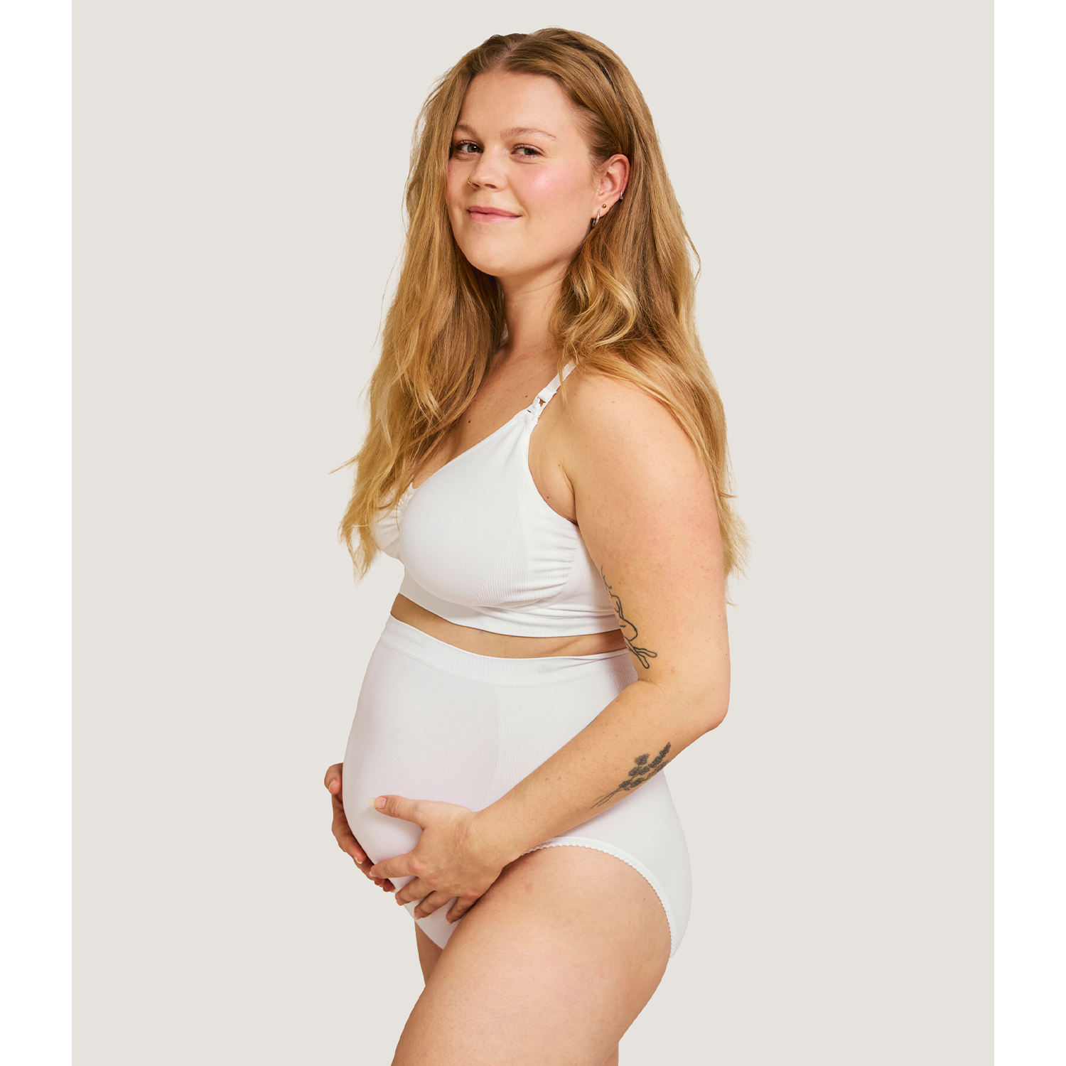 Carriwell, majtki ciążowe podtrzymujące, białe, rozmiar M, 1 sztuka