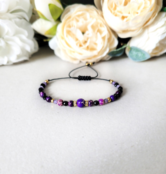 LEW - z Turmalinem Zodiakalna bransoletka