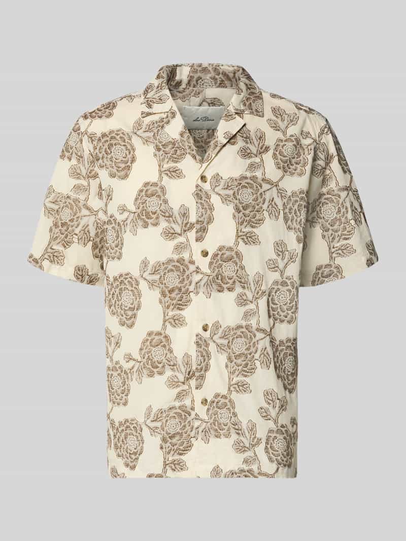 Koszula casual z kwiatowym haftem allover model 'Lesley'