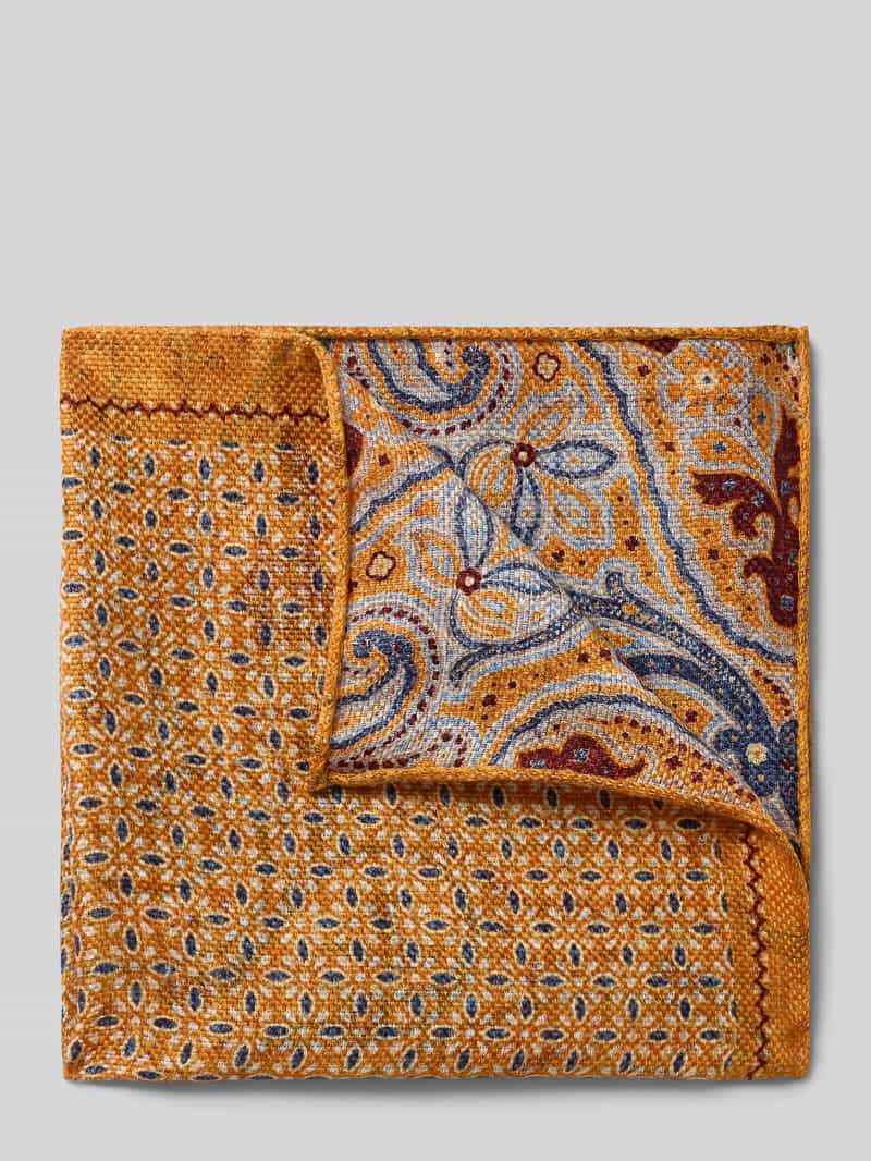 Poszetka z mieszanki lnu z domieszką jedwabiu