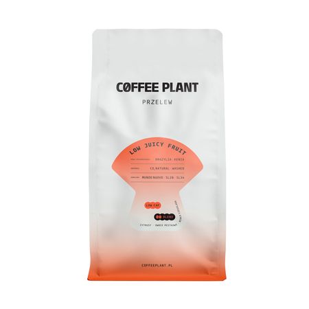 Coffee Plant Kawa ziarnista niskokofeinowa Low Juicy Fruit Filter 800 g - kawa