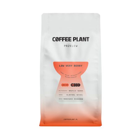 Coffee Plant Kawa ziarnista niskokofeinowa Low Very Berry Filter 800 g - kawa
