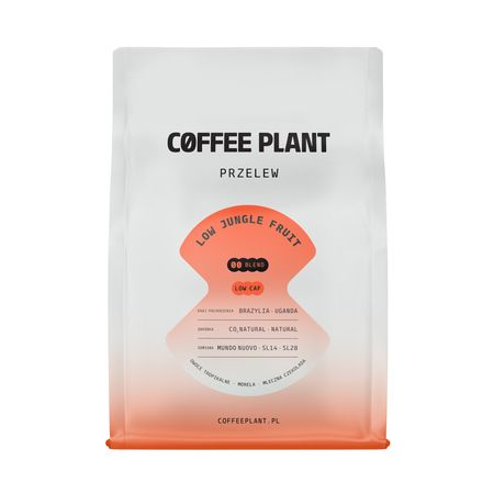 Coffee Plant Kawa ziarnista niskokofeinowa Low Jungle Fruit Filter 250 g - kawa
