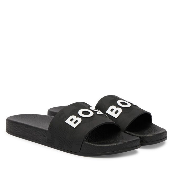 Klapki BOSS J52669 S Czarny