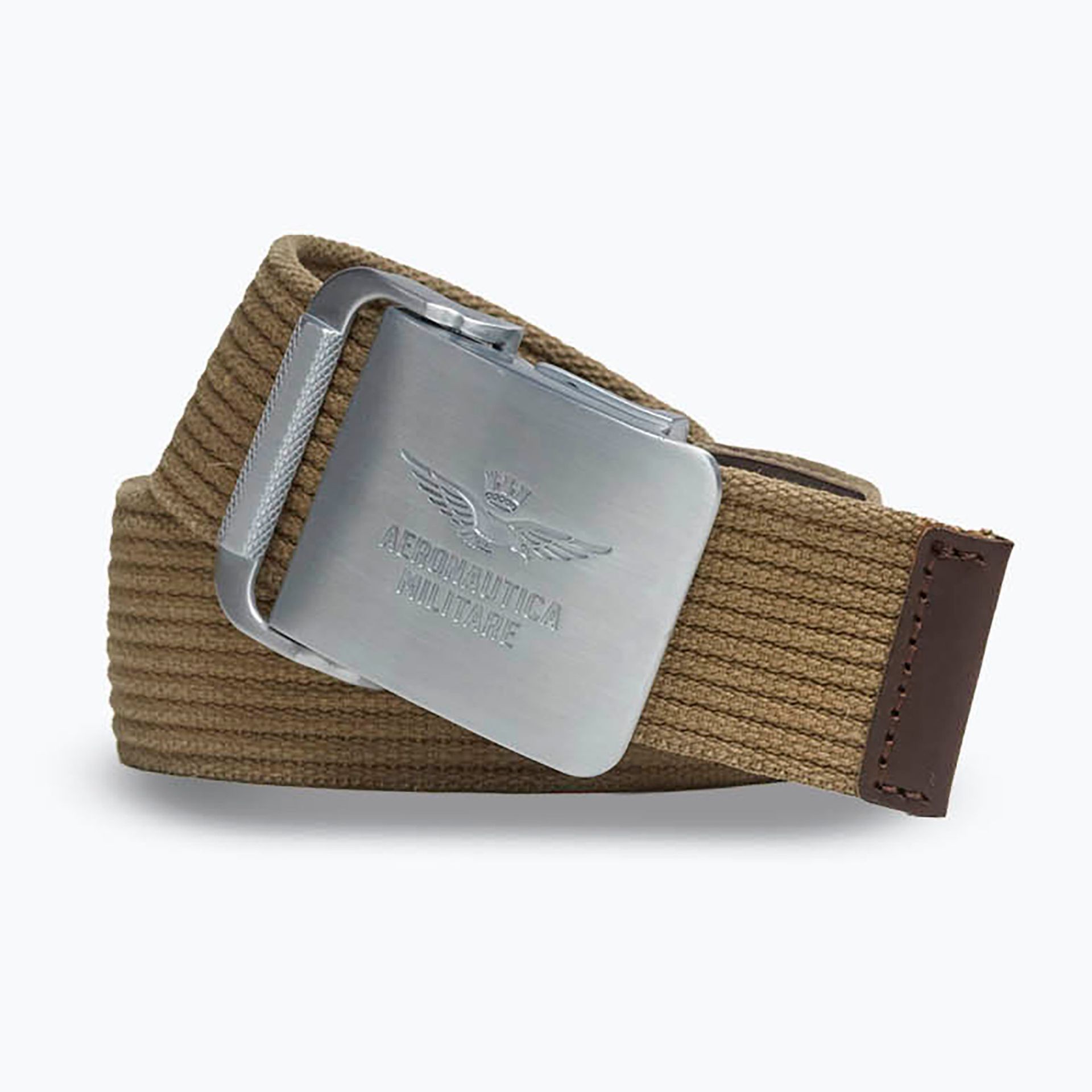 Pasek do spodni męski Aeronautica Militare CI0319UCT04306 desert WYSYŁKA W 24H 30 DNI NA ZWROT