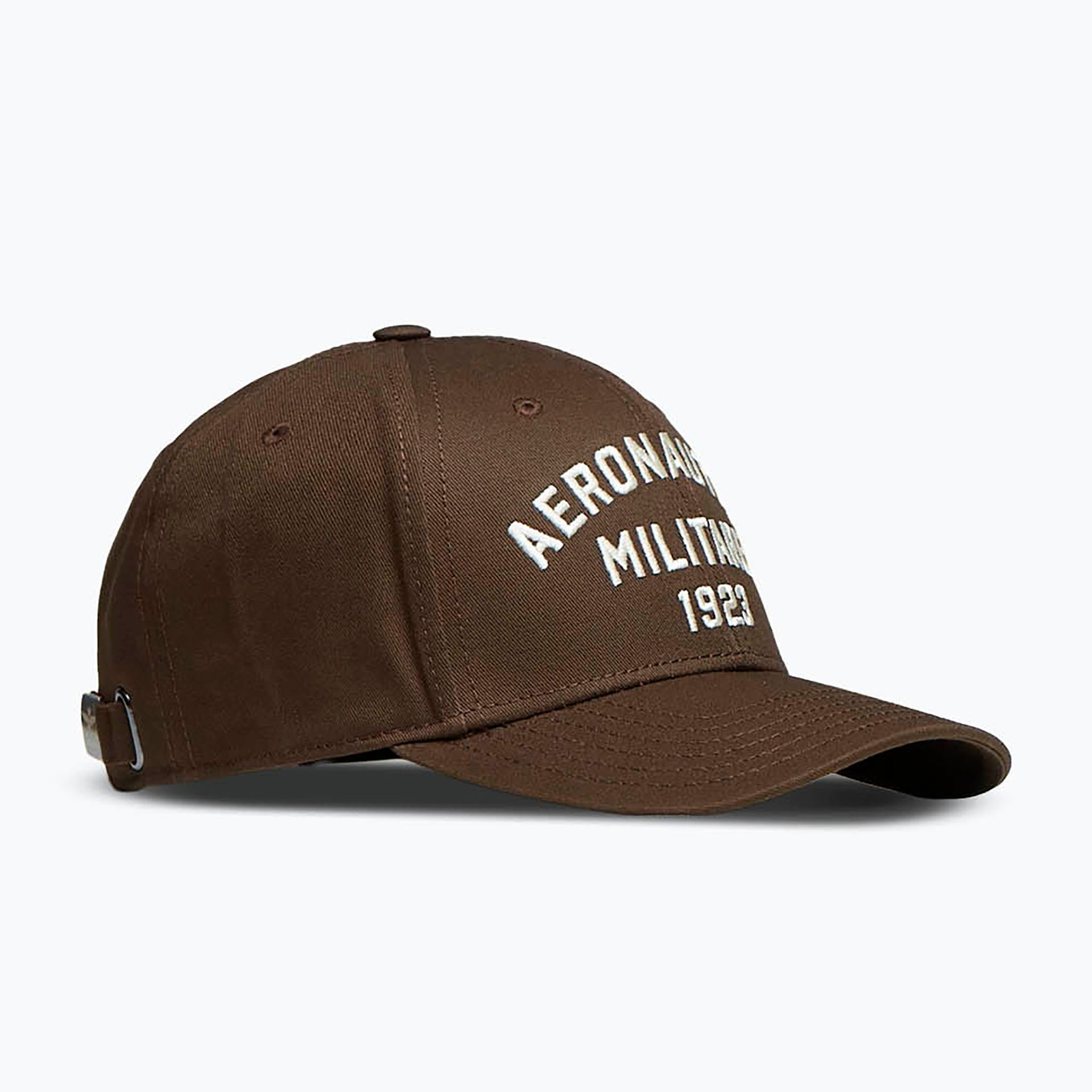 Czapka z daszkiem męska Aeronautica Militare HA1104UCT02 chestnut brown WYSYŁKA W 24H 30 DNI NA ZWROT