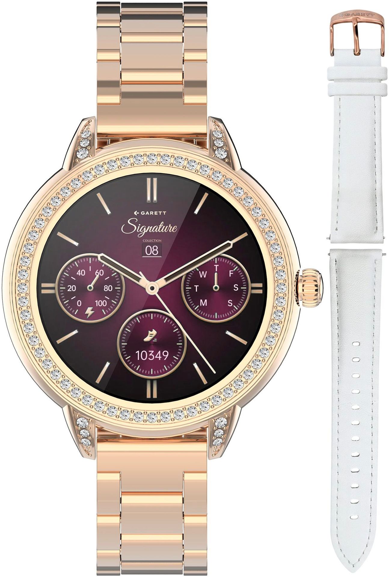 Garett Signature Stella Różowy złoty solid