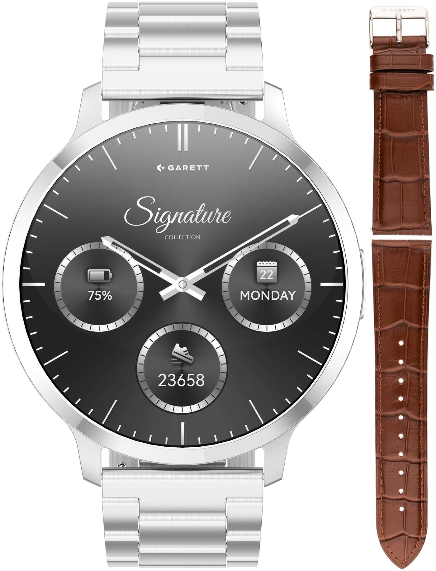 Garett Signature Edge Srebrny solid