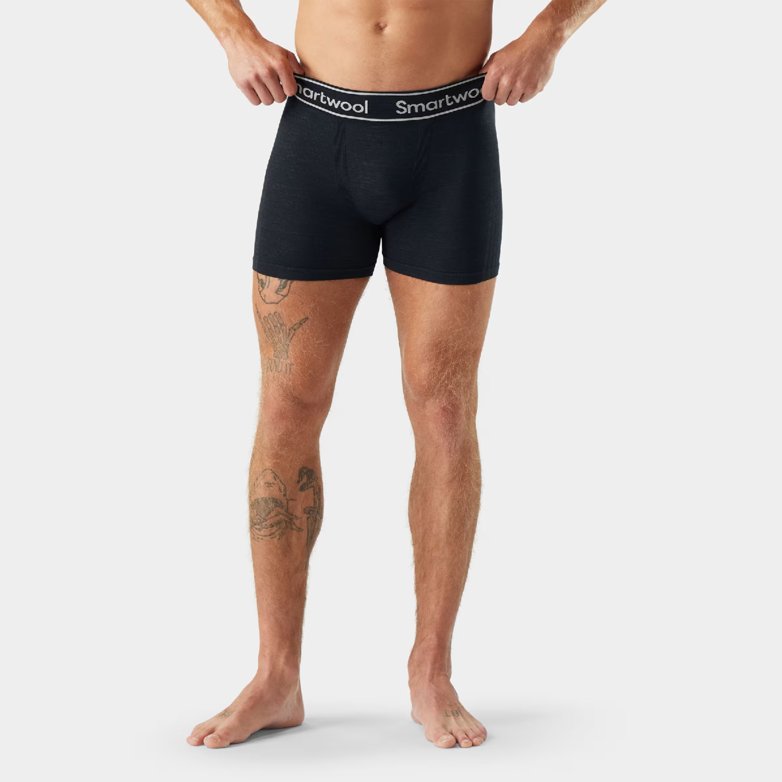 Męskie bokserki Smartwool Men's Intraknit Boxer Brief Boxed Rozmiar: M / Kolor: czarny