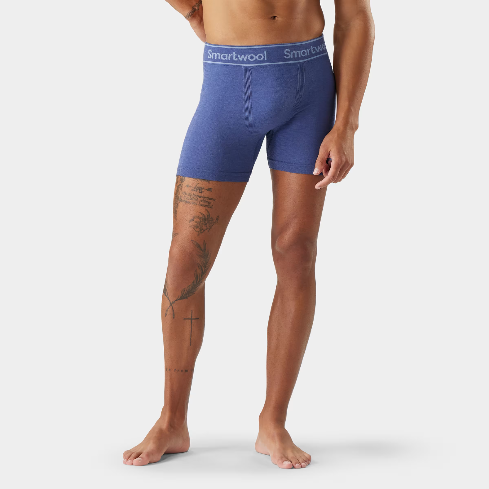 Męskie bokserki Smartwool Men's Intraknit Boxer Brief Boxed Rozmiar: XXL / Kolor: niebieski