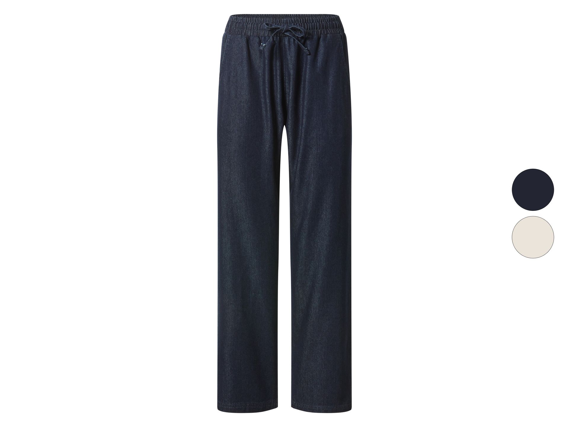 ESMARA® Joggery jeansowe wide leg damskie