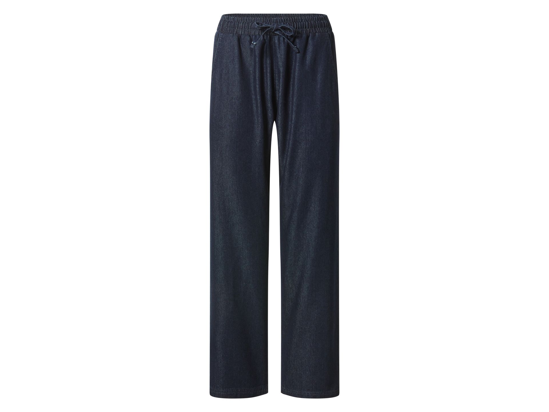 ESMARA® Joggery jeansowe wide leg damskie (Niebieski, 36)