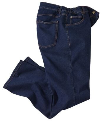 Wygodne jeansy regular ze stretchem Mężczyzna Atlas For Men - Kolor : Niebieski - Rozmiar : 44