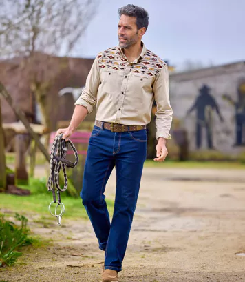 Koszula Navajo Land Mężczyzna Atlas For Men - Kolor : Motywy - Rozmiar : 4XL