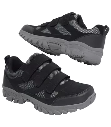 Buty terenowe na rzep Mężczyzna Atlas For Men - Kolor : Czarny - Rozmiar : 39