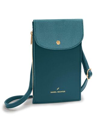Etui na telefon DANIEL HECHTER Kobieta Atlas For Men - Kolor : Zielony - Rozmiar : Rozmiar uniwersalny