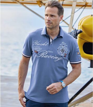 Polo Yacht Racing Mężczyzna Atlas For Men - Kolor : Niebieski - Rozmiar : 4XL