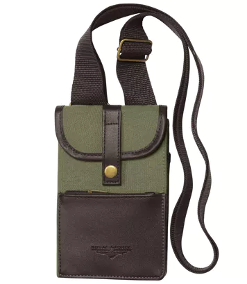 Saszetka - portfel i etui na telefon Mężczyzna Atlas For Men - Kolor : Zielony - Rozmiar : Rozmiar uniwersalny