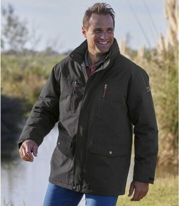 Kurtka z kieszeniami Mountain Expedition Mężczyzna Atlas For Men - Kolor : Czarny - Rozmiar : 4XL