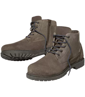 Buty z suwakiem Mężczyzna Atlas For Men - Kolor : Brązowy - Rozmiar : 39