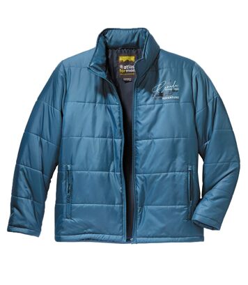 Pikowana kurtka Mężczyzna Atlas For Men - Kolor : Niebieski - Rozmiar : 4XL