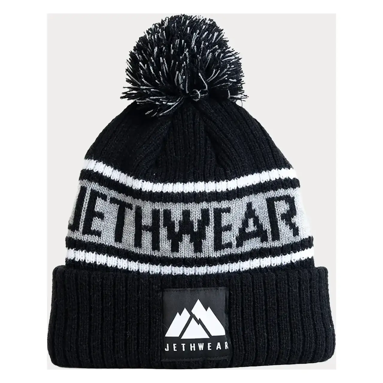Czapka Jethwear PomPom (2025) Czarny/SzaryOnesize