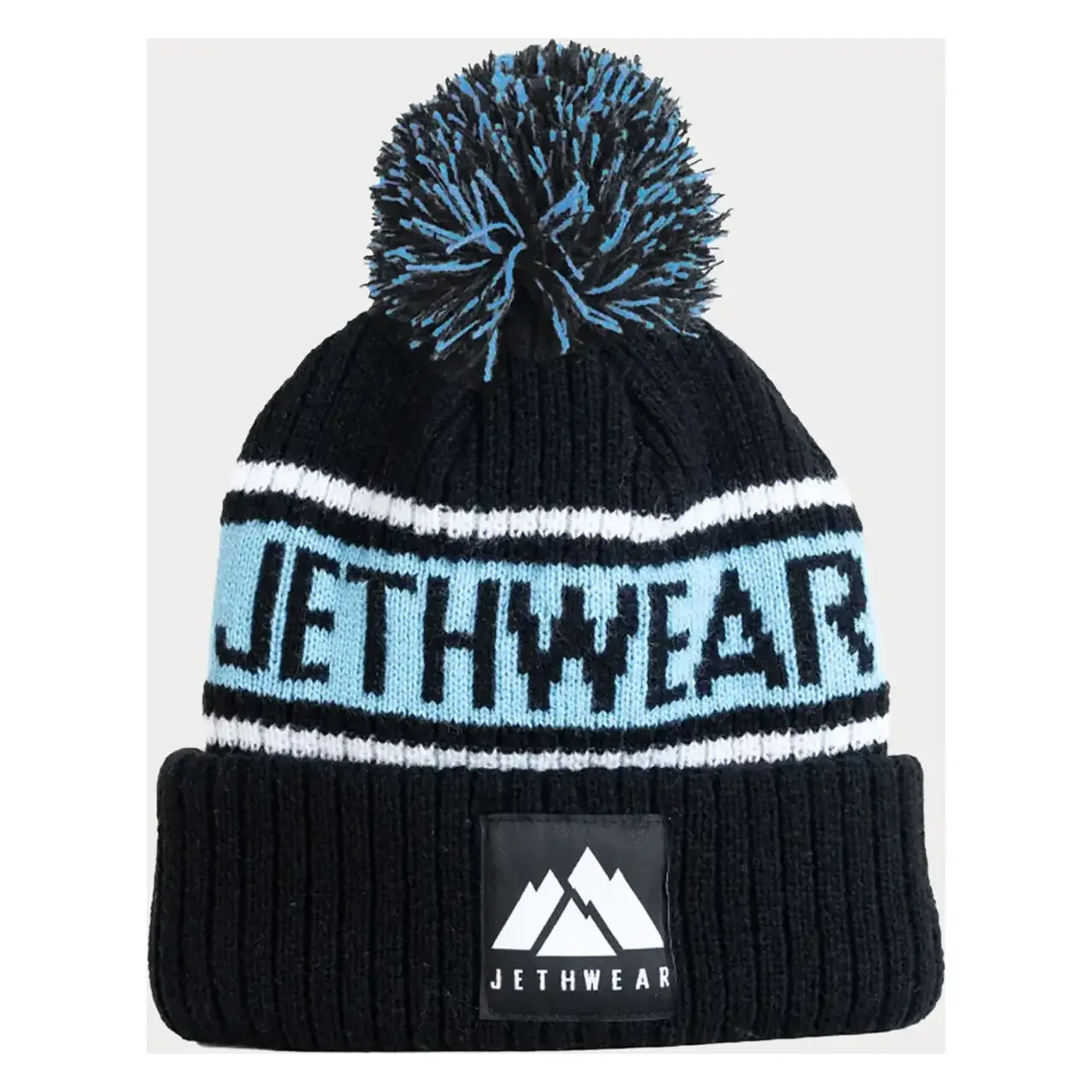 Czapka Jethwear PomPom (2025) Czarny/NiebieskiOnesize
