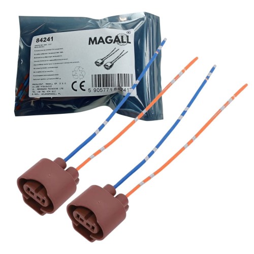 KOSTKA GNIAZDO ZŁĄCZE WTYK HB4 9006 KOMPLET 2 SZT