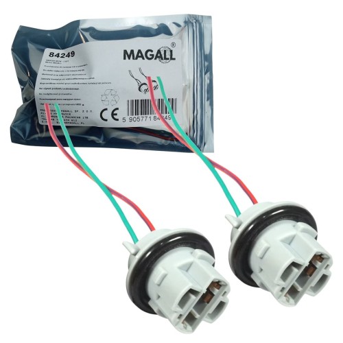 KOSTKA GNIAZDO ZŁĄCZE WTYK W21W T20 7440 - ZESTAW 2 SZTUKI