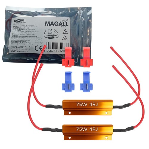 Rezystor CANBUS 4OHM 75W 12V - obciążeniowy do LED MAGALL