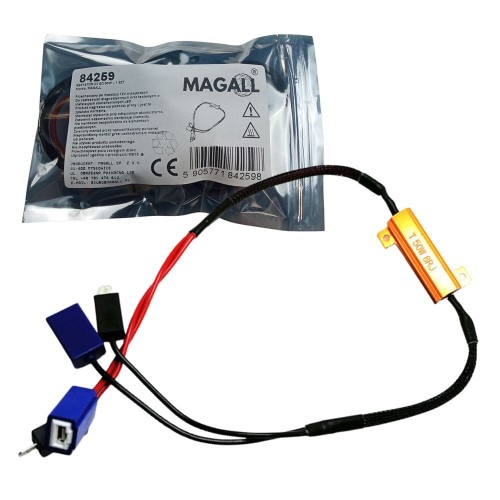 Rezystor CANBUS H1 8 OHM 50W 12V - adapter Plug&Play LED MAGALL