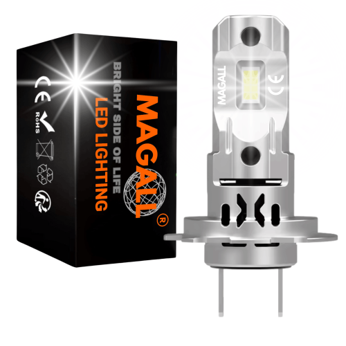 ŻARÓWKA H7 LED MAGALL X-PRO MOTOCYKL SKUTER 12V 35W 5500K 8000LM CANBUS