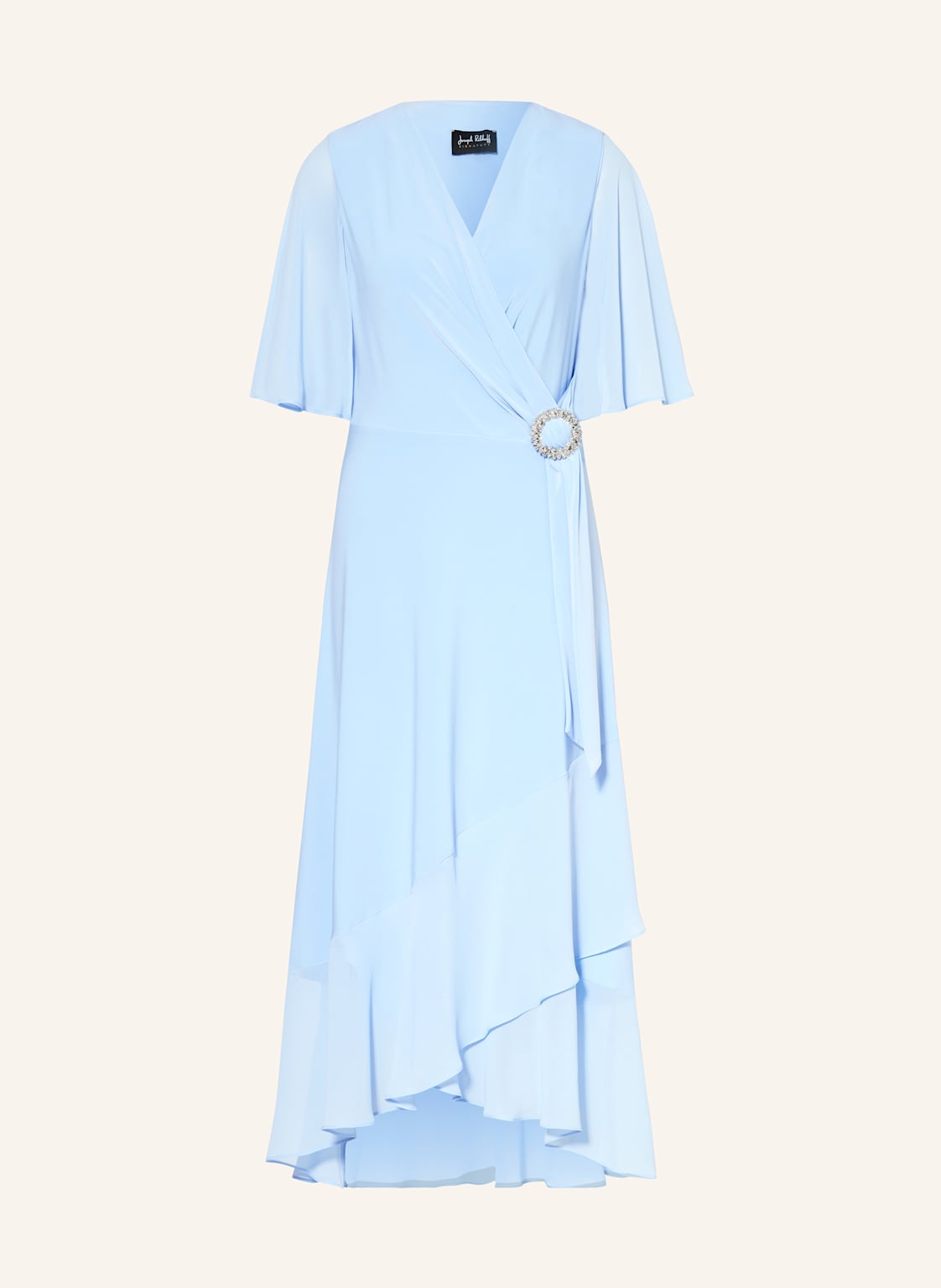 Joseph Ribkoff Signature Sukienka Koktajlowa W Stylu Kopertowym blau