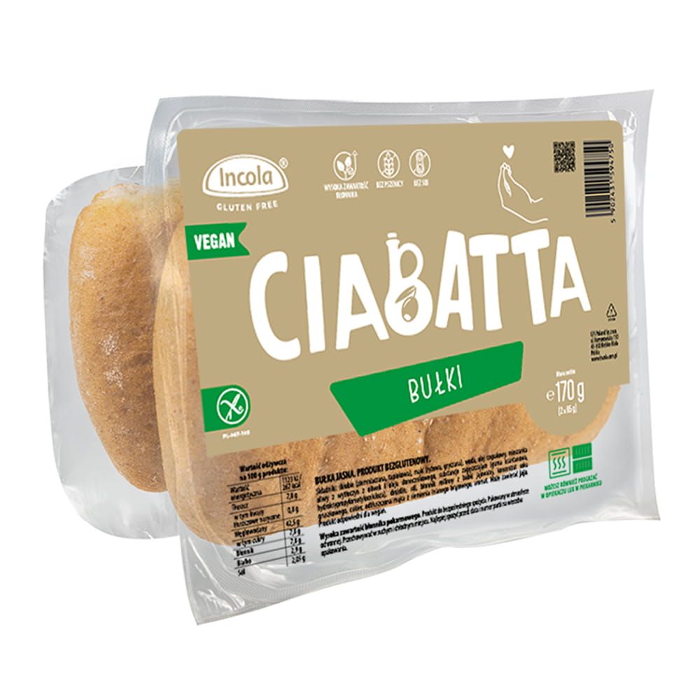 Bezglutenowa bułka Ciabatta 170g