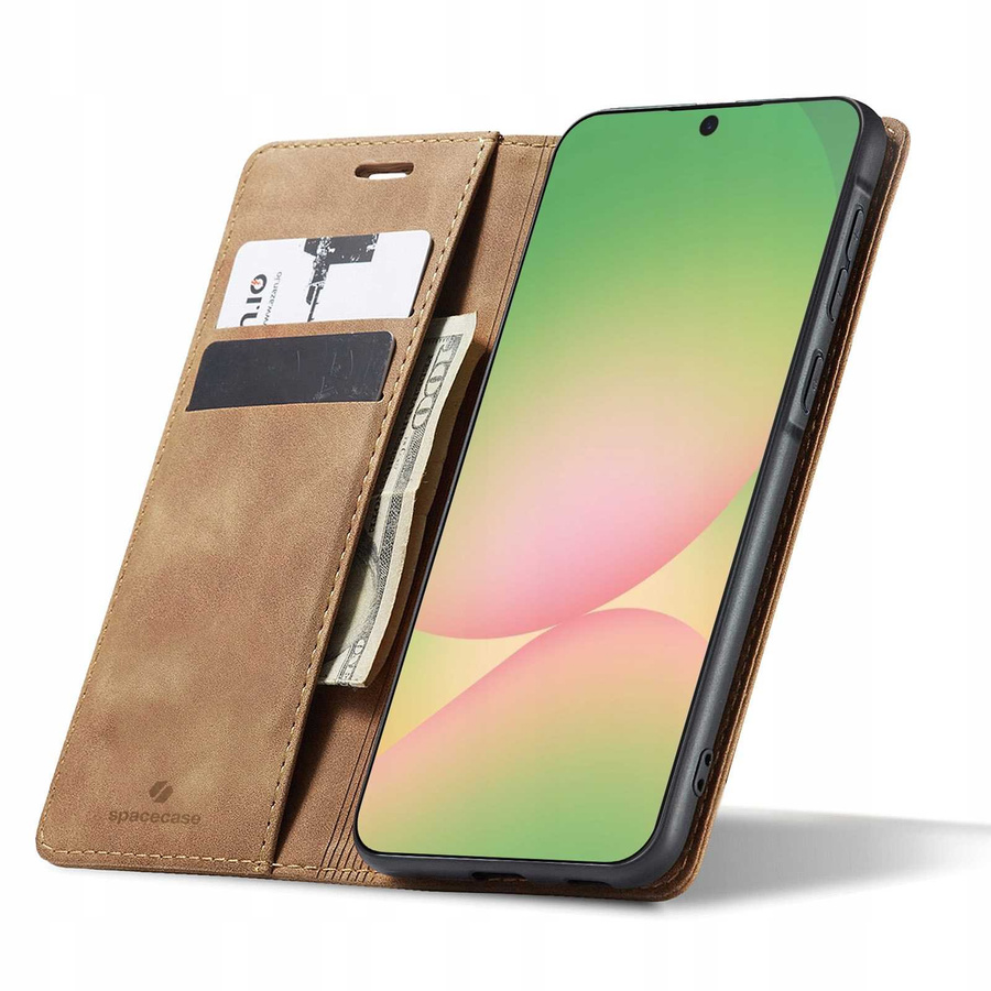 Spacecase Etui Wallet Galaxy A37 5G light brown