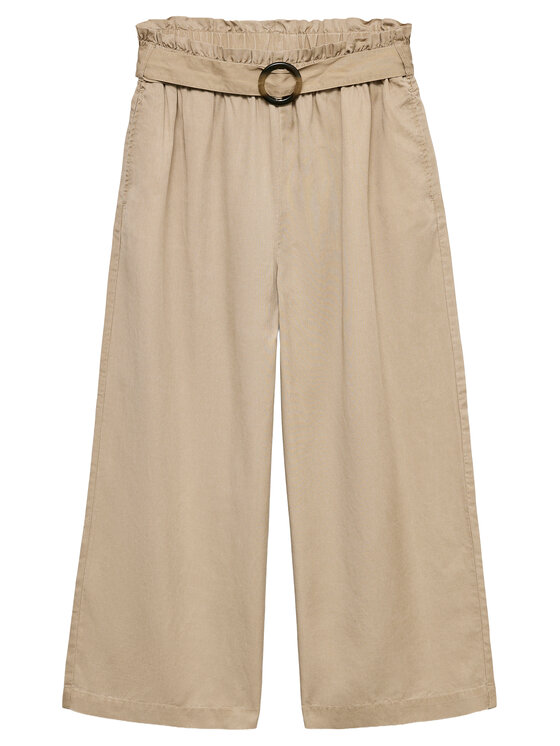 Vero Moda Kuloty Bree 10341670 Brązowy Cropped Fit