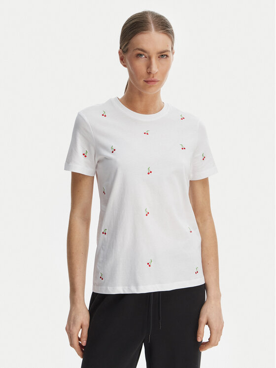 ONLY T-Shirt Ketty 15288473 Biały Regular Fit